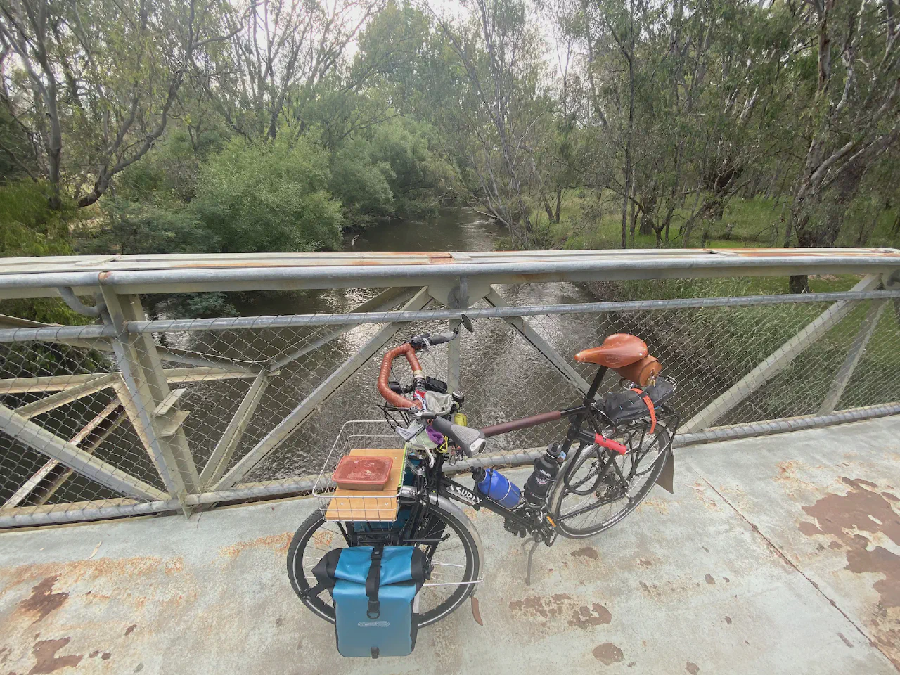 My bike at the Kiewa River