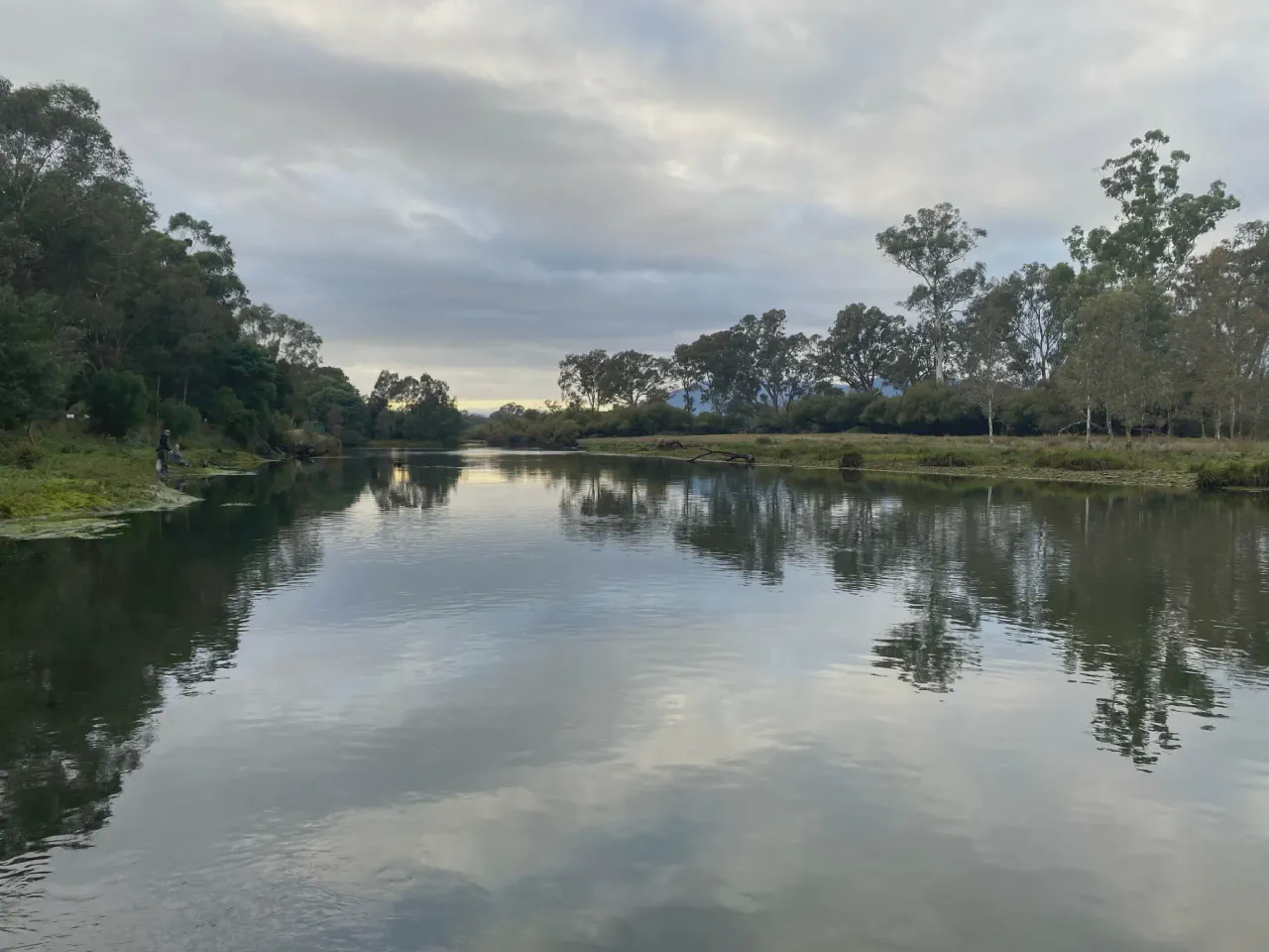 Fishing at Gilmore&rsquo;s Bridge at Thornton