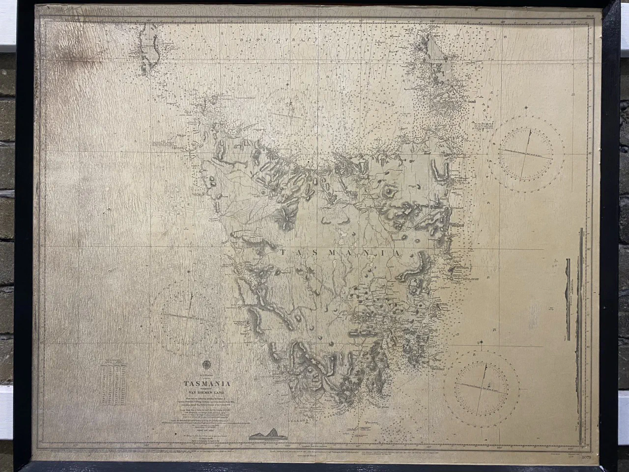 A particularly old and dusty map of Tassie 🤣
