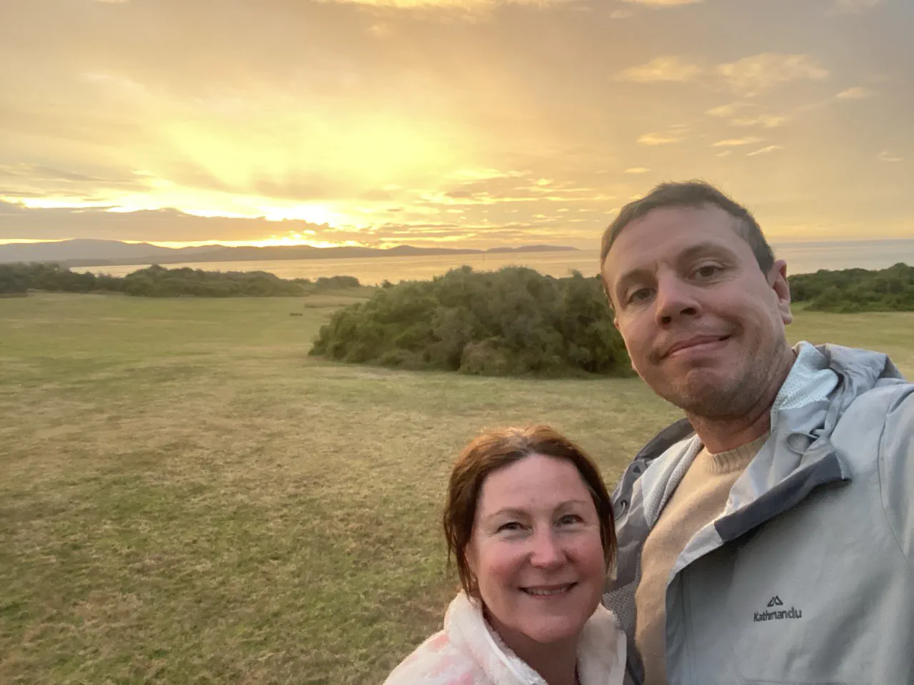 A very beautiful way to spend my evening. The sunset was nice as well.